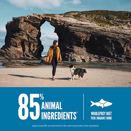ORIJEN Grain Free Poultry Free High Protein Dry Dog Food Six Fish Recipe 4.5lb Bag