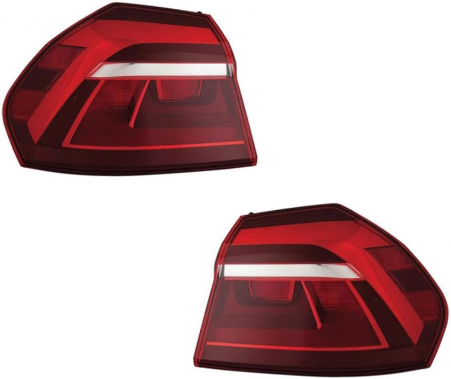 KarParts360 For Volkswagen Passat Tail Light Assembly 2016 17 18 2019 Driver Side Headlight Bulb Type CAPA VW2804129 | 561945095P