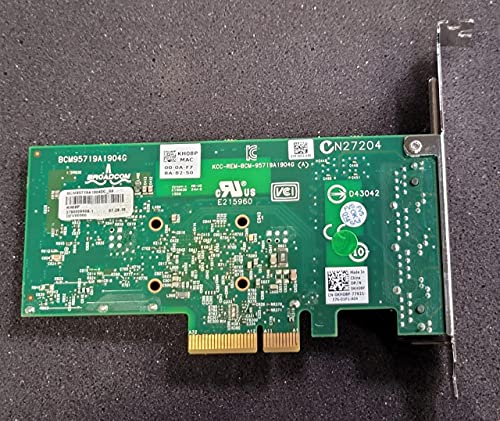 Dell HY7RM Broadcom BCM95719 Quad Port PCIe Full Height Network Ethernet Card 0HY7RM miniatura 3