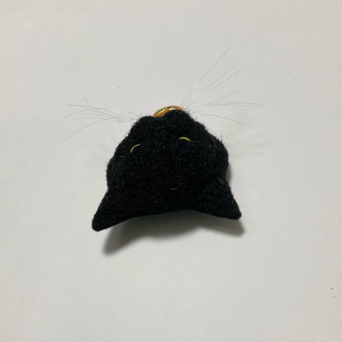 Amazon.co.jp: 羊毛フェルト 猫ミニブローチ 黒猫 ハロウィン カボチャ