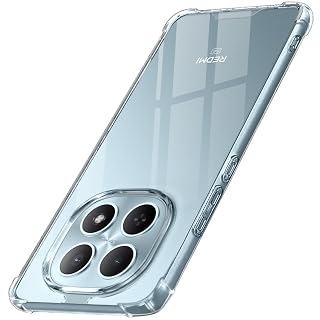 TheGiftKart Crystal Clear Back Cover Case for Redmi Note 15 / Note 15 SE/Poco M8 5G | 360 Degree Protection | Shock Proof Design | Transparent Back Cover Case (PC & TPU, Transparent Bumper)