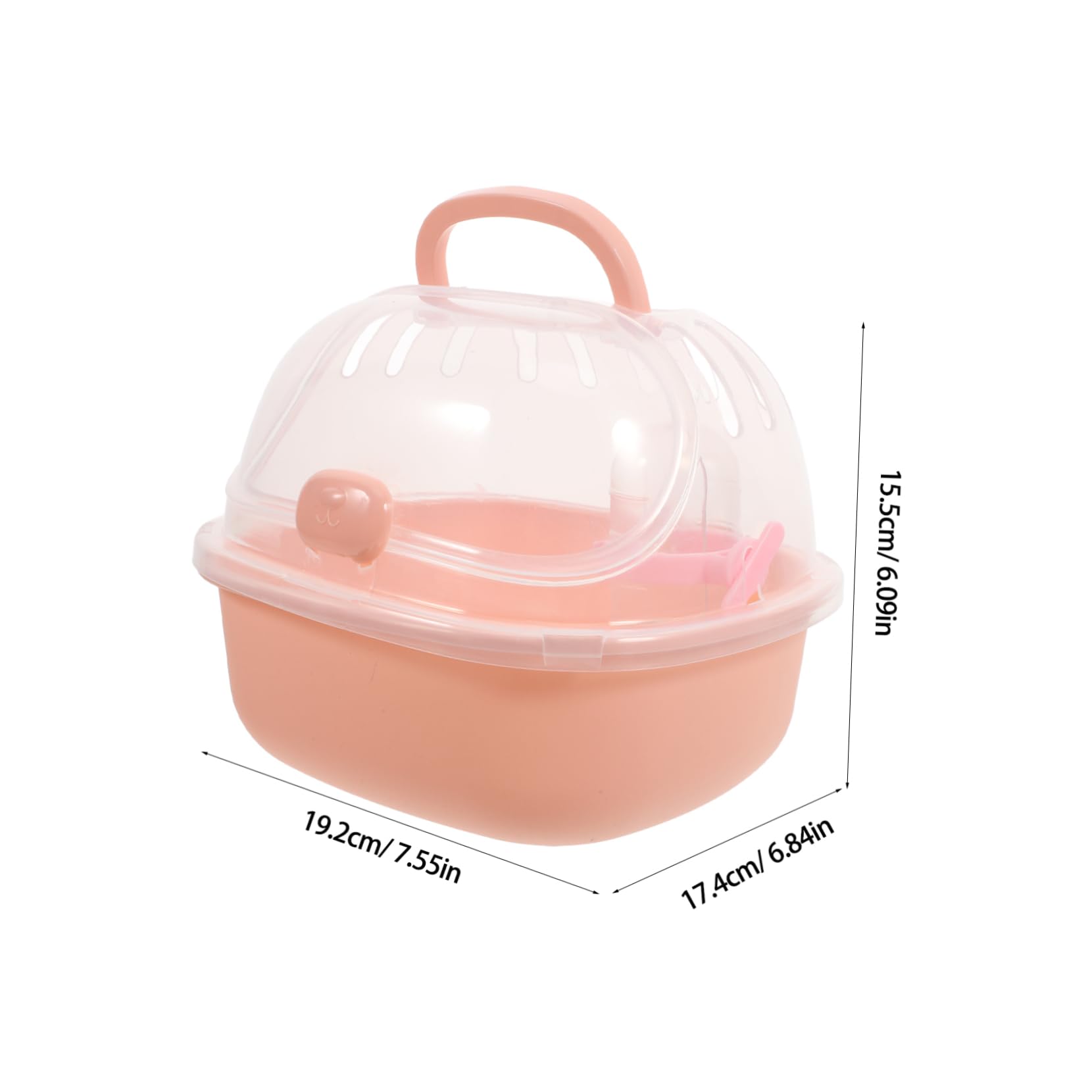 Abaodam Outdoor Hamster Carrier Compact Travel Cage Creative Design Comfortable Small Pet Housing for Hamsters