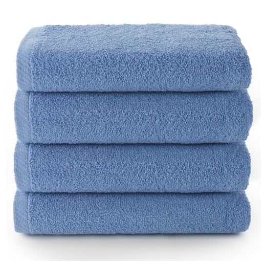 Top Towel – Toallas Cara/Bidé (4 Piezas): Toallas Baño Suaves y Absorbentes – Algodón 100%, 400 g/m², Sin Pelusa