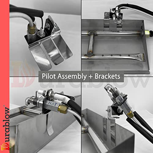 Durablow 6Vk-Sh3001 Smart Home Wifi (On/Off, Timer, Schedule) Electronic Automatic Spark To Pilot Valve Kit For Natural Gas (Ng) Vented Fireplace, Log Sets #TOP3