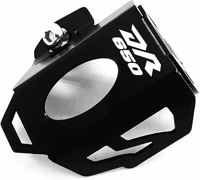 Compatible with DR 650 DR-650 Rear Brake Pump Fluid Reservoir Guard Covce Protector Black