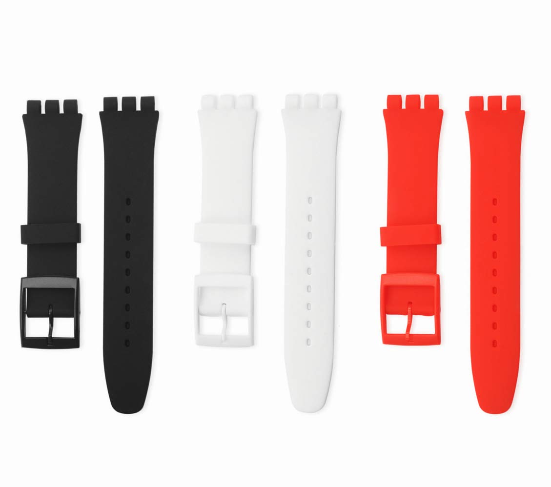 Amazon.co.jp: [SHEAWA] SWATCH(スウォッチ) 腕時計対応 ベルト 17mm 3 