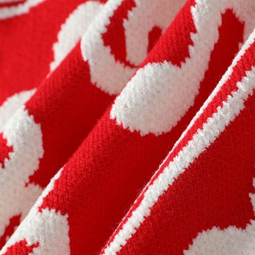 Mens Crewneck Sweater Cable Knit Musical Note Printed Winter Chunky Sweaters Leisure Breathable Knitted Pullover4