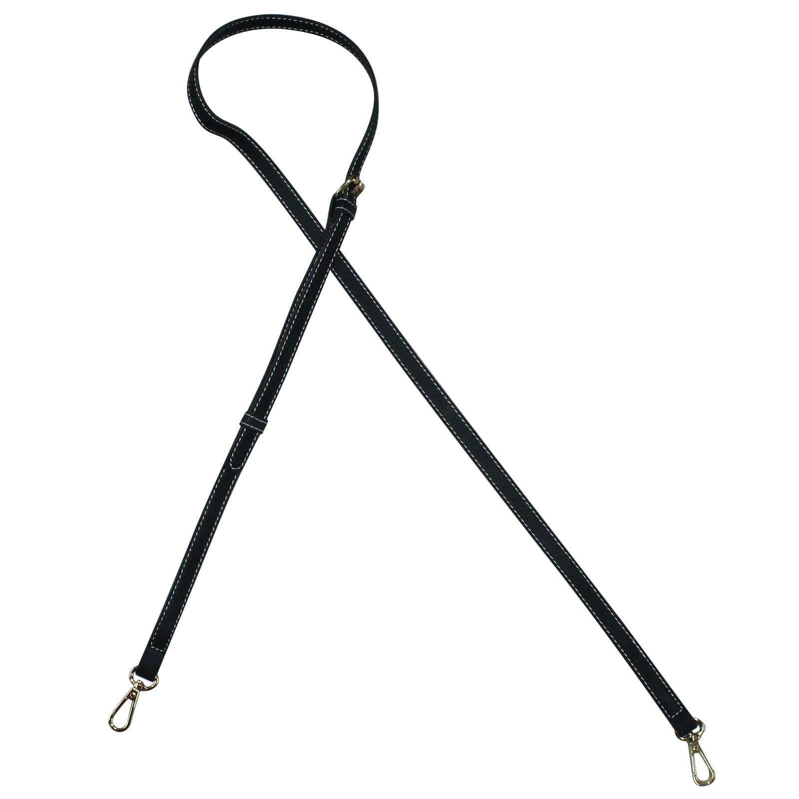 Jiozermi Black Leather Purse Strap Replacement, Crossbody Purse Strap Bag Strap Adjustable Shoudler Straps Hangbags Straps