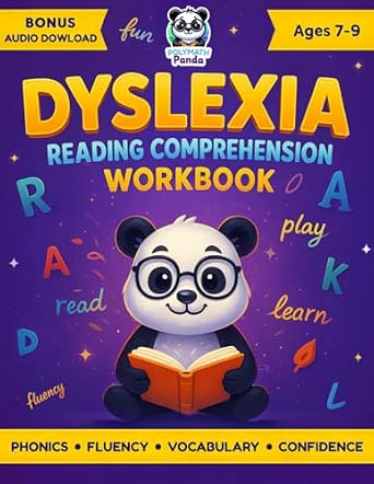 Dyslexia Reading Comprehension Workbook Ages 7-9: Fun Interactive ...