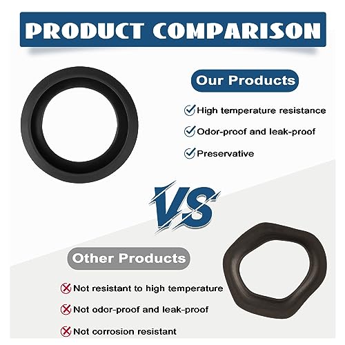 Image of 34120 Waste Ball Seal Compatible with Thetford Style II & Style Plus Toilets, Replacement RV Toilet Seal Kit for Thetford Aqua Magic Style Plus,Style Lite, Style II, Residence