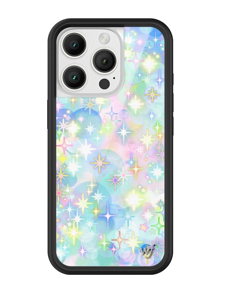 Image of Wildflower Cases - iPhone 16 Pro Compatible - Sparkle City | Impact-Certified 6.5 ft Drop Protection Case, Raised Protective Bumper, Cute Aesthetic Design, Women-Owned Small Business