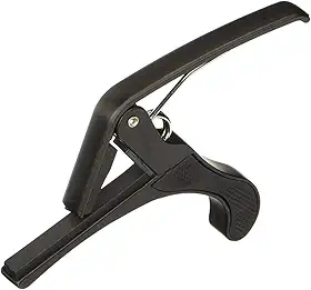 Capotraste Preta com Haste Longa para Violão e Guitarra - DOLPHIN 10231