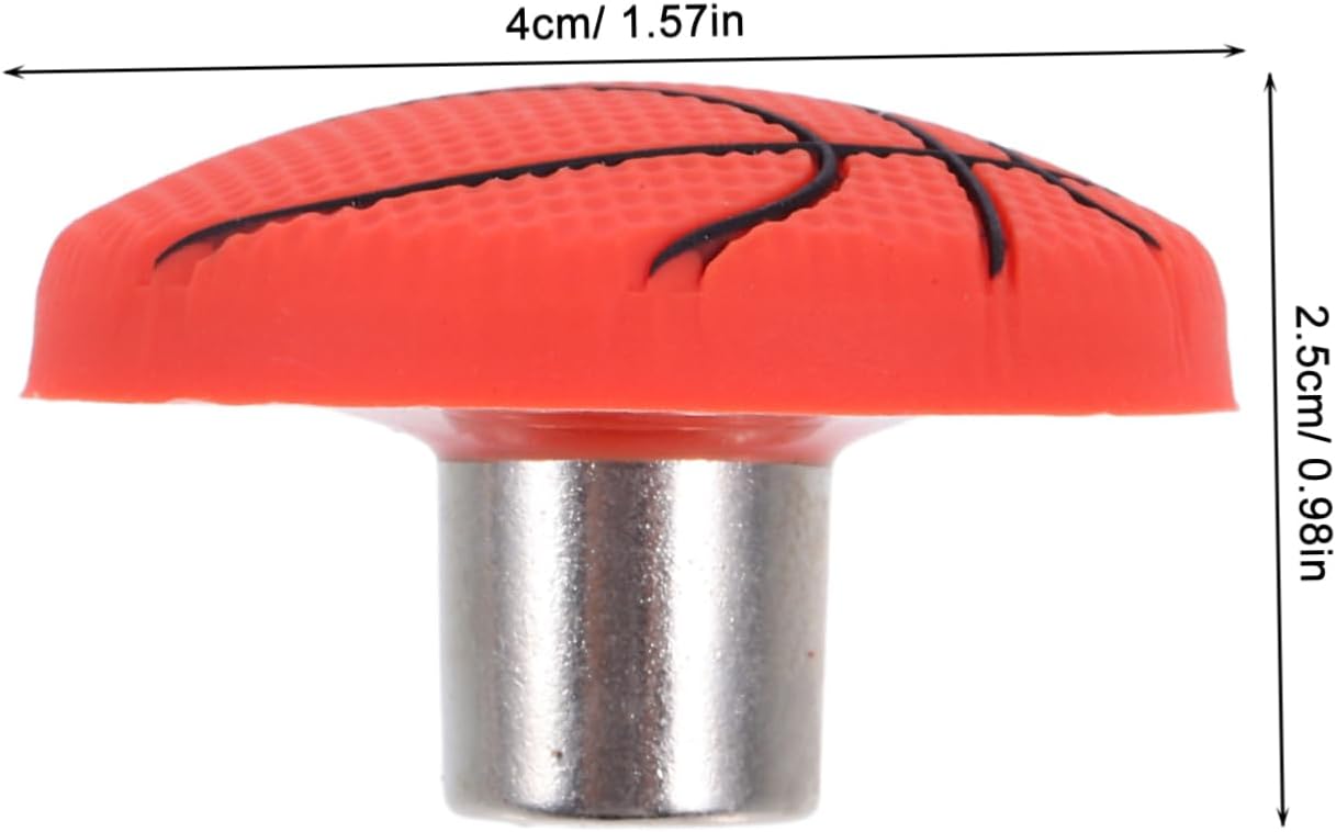 Basketball Drawer Knobs for Boys and Girls Ergonomic Handles for Dresser and Cabinet Doors Charming Cartoon Design for Nursery Furniture and Safe for Little Hands