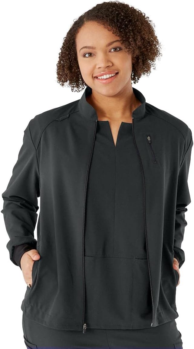 ave. Women's Solano Four Pocket Athletic Scrub Jacket