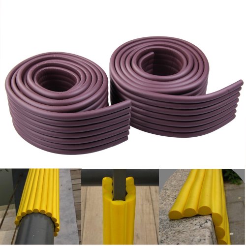 Vktech® 2stk. 2 MX 8 cm Protection Enfant en mousse pour coins et bords avec ruban adhésif pour bricolage