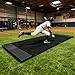 Doublehorse Baseball Sliding Mat -10x3.6 FT Available Portable Black Lightweight for Softball Training Exercise Cushion Yoga Fitness Use for Outdoor Indoor Gym Home Multiple Sites Adult Women Youth