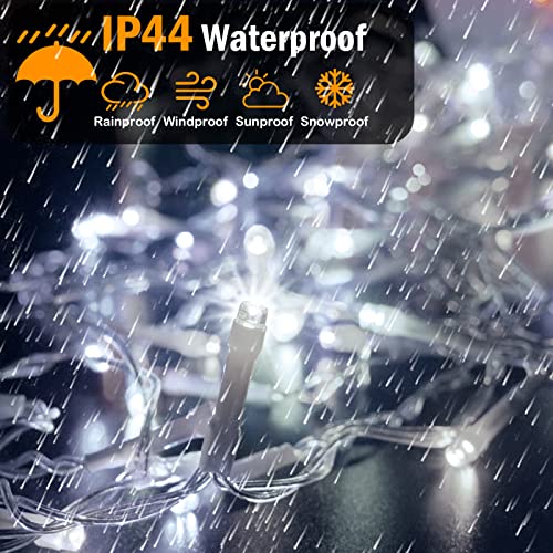 Hezbjiti Christmas String Lights Outdoor, 394Ft 1000 Led 8 Lighting Modes Christmas Fairy Lights With Remote And Timer For Home, Birthday, Wedding, Party, Room, Tree Decorations (Cold White) #TOP5