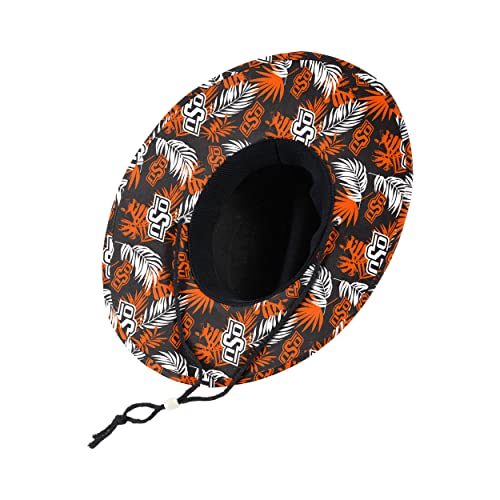 Image of FOCO Oklahoma State Cowboys NCAA Team Color Straw Hat