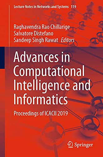 Buy Advances in Computational Intelligence and Informatics — BookShops.in