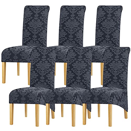 Leorate XL Size Chair Covers Set of 6, Stretch...