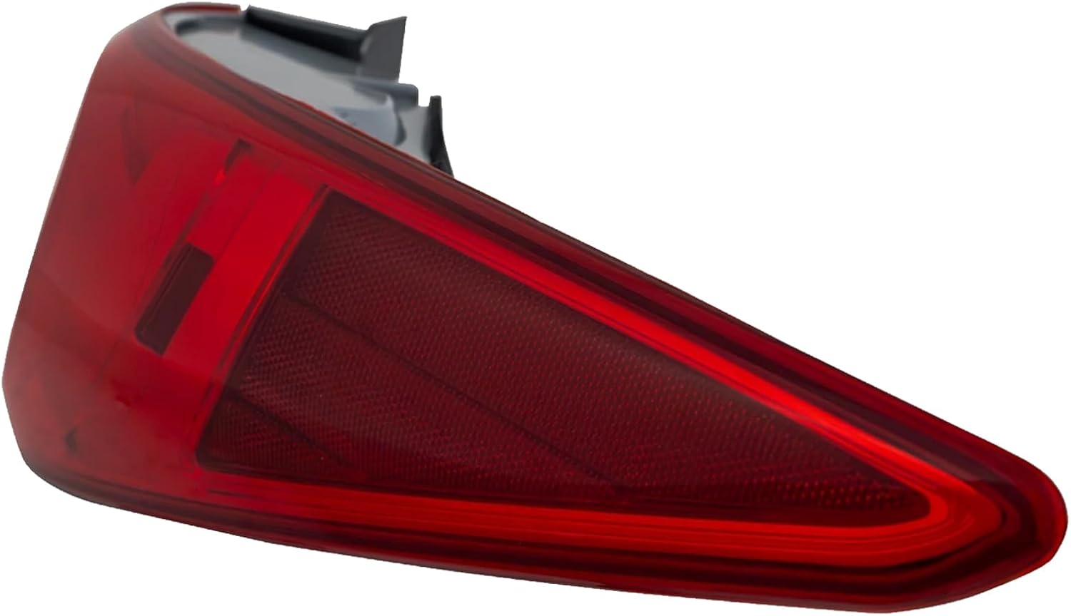 Rear Bumper Taillight Fit for 2011-2014 Hyundai Sonata RH Replacement of External Red Brake Lamp with Bulb