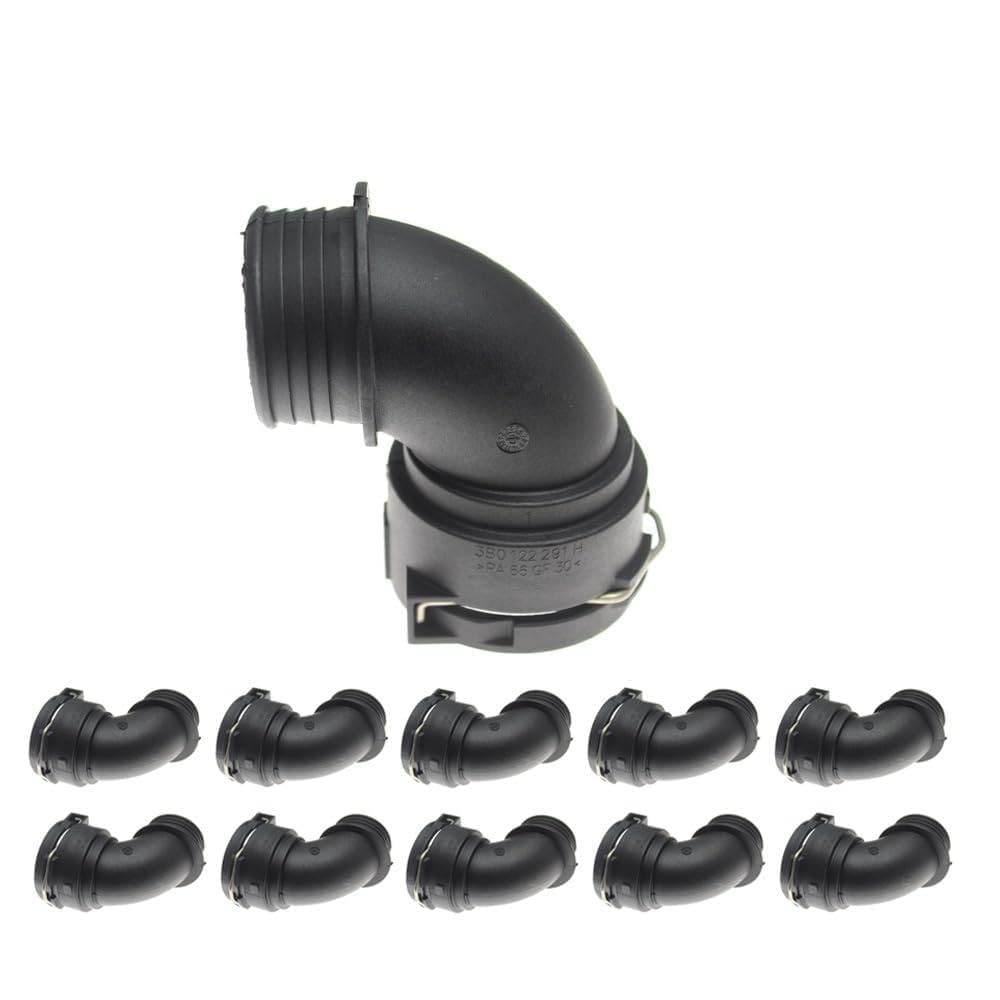 Bcdskzavu 10 Pcs Upper Radiator Coolant Water Pipe Connector 3B0122291h Fit For Cc B6(10 Pcs)