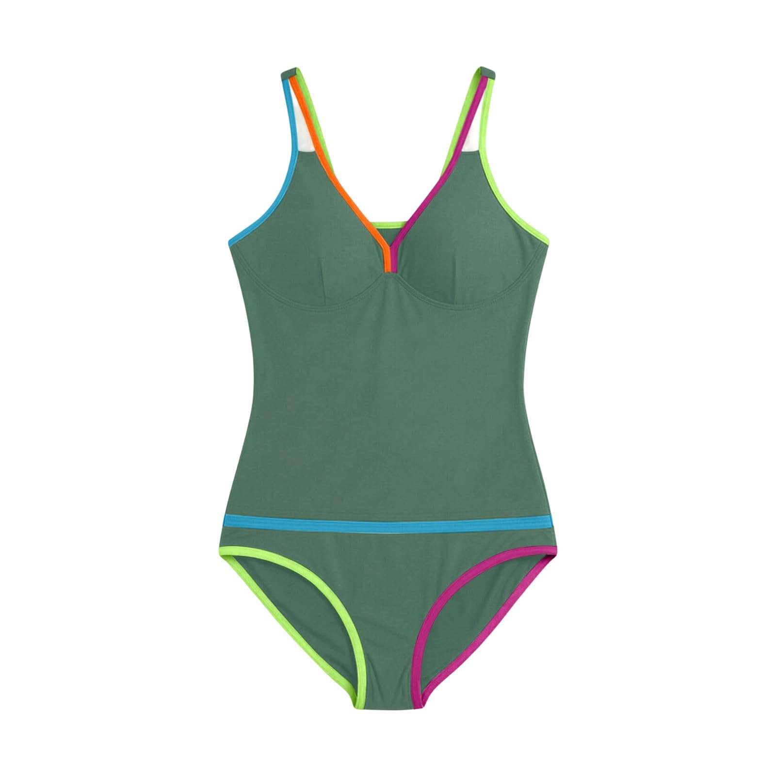 Traje de baño monokini premium con moldeado de silueta avanzado 8