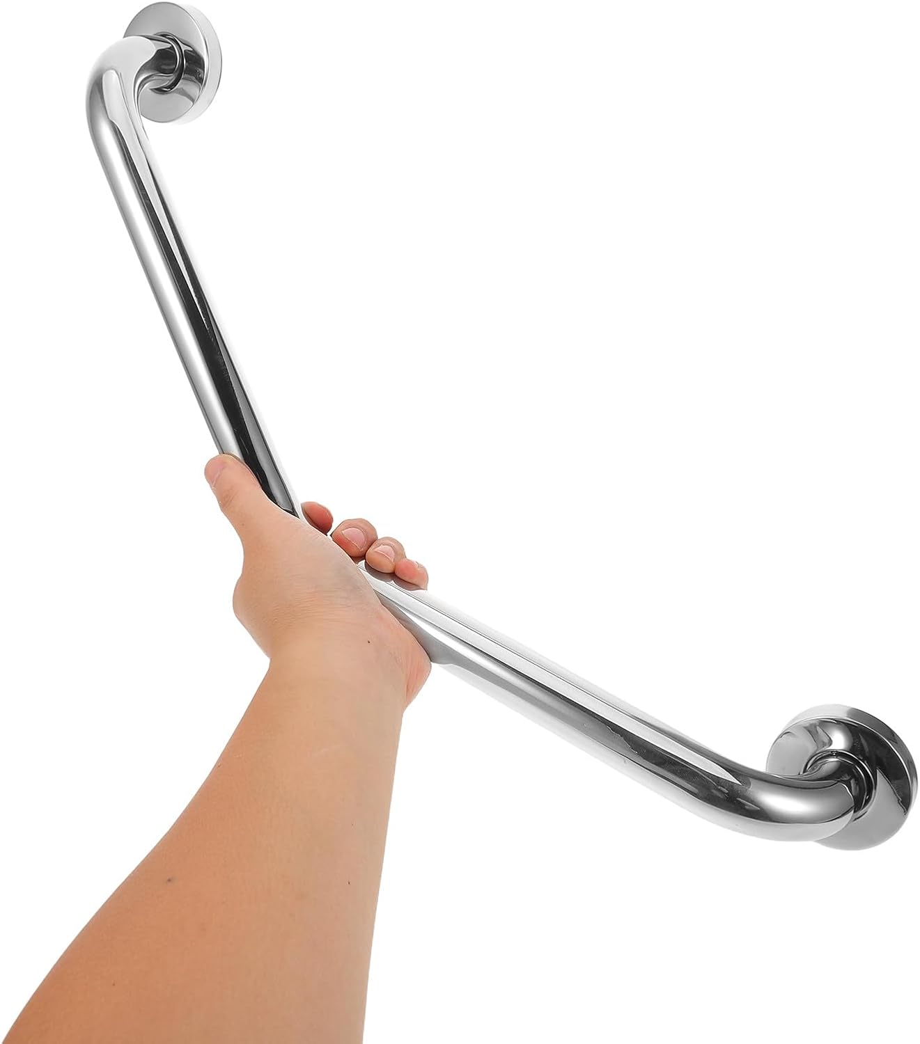Grab Bars for Wall: Stainless Steel Handrail Bathroom - Elderly Grab Bar for Toilet and Bathtub - Wall-Mounted Anti-Fall Support Rail