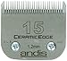 Andis CeramicEdge Carbon-Infused Steel Pet Clipper Blade, Size-15, 3/64-Inch Cut Length (64255)