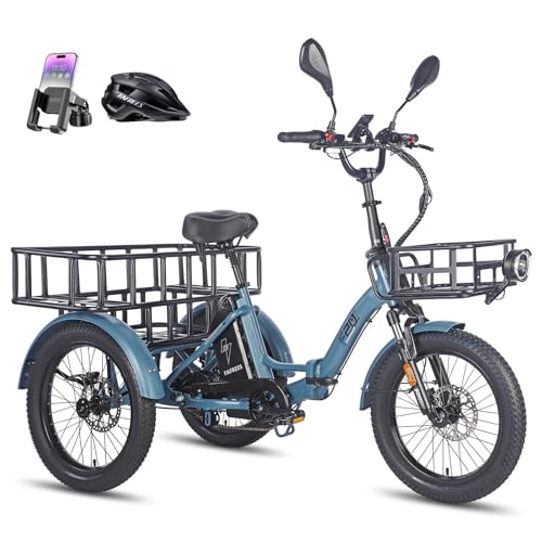 Fafrees F20 Mate Elektrische Dreirad 20 * 3.0 Zoll, 48V 21Ah Akku, e Bike...