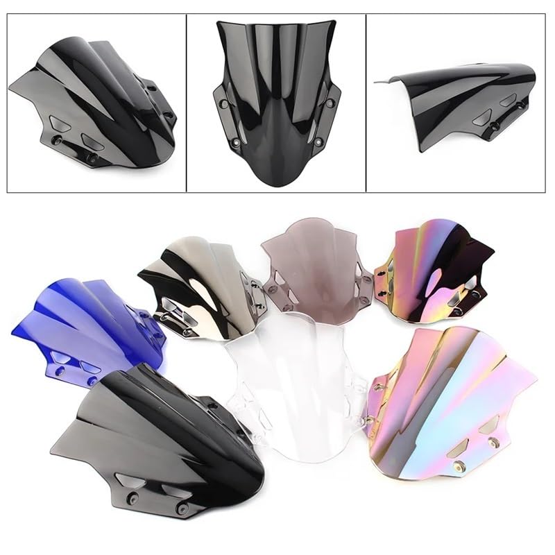 Pare-brise pour GSXR 250 2017-2018 déflecteur de vent noir en plastique ABS - 2