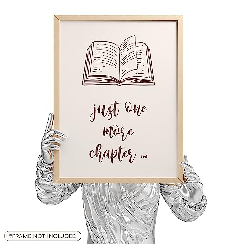 EXCOOL CLUB 12x16 Book Posters - Bookish Gifts for Book Lovers Women, Motivation Reading Corner Library Art Prints, Girl Reading Wall Art for Classroom Library Bookworm Decorations (UNFRAMED) — view 3