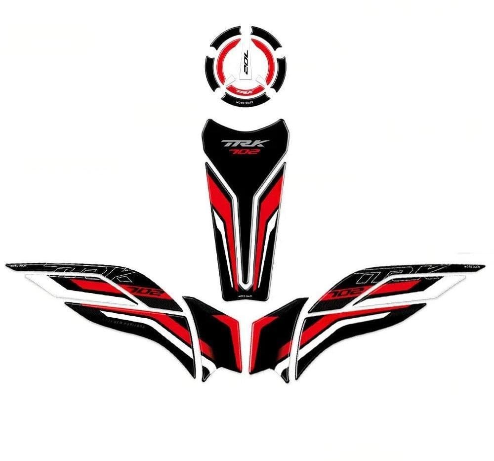 Autocollant réservoir moto Benelli TRK 702 protection carburant 2023