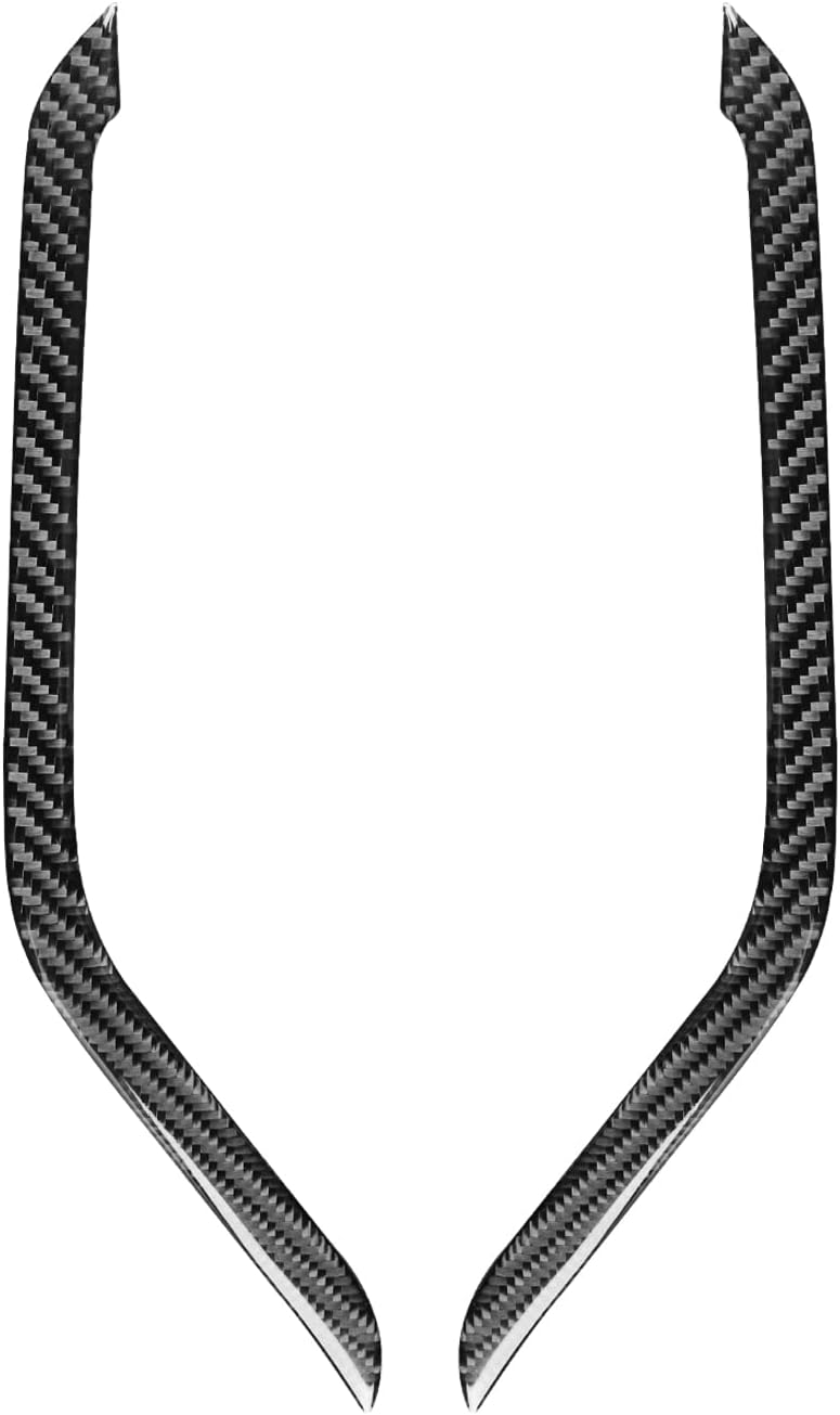 Car Carbon Fiber Accessories Dash Vent 5pcs Protective Cover Sticker Compatible with Honda Civic 9 Coupe/Sedan 2013 2014 2015