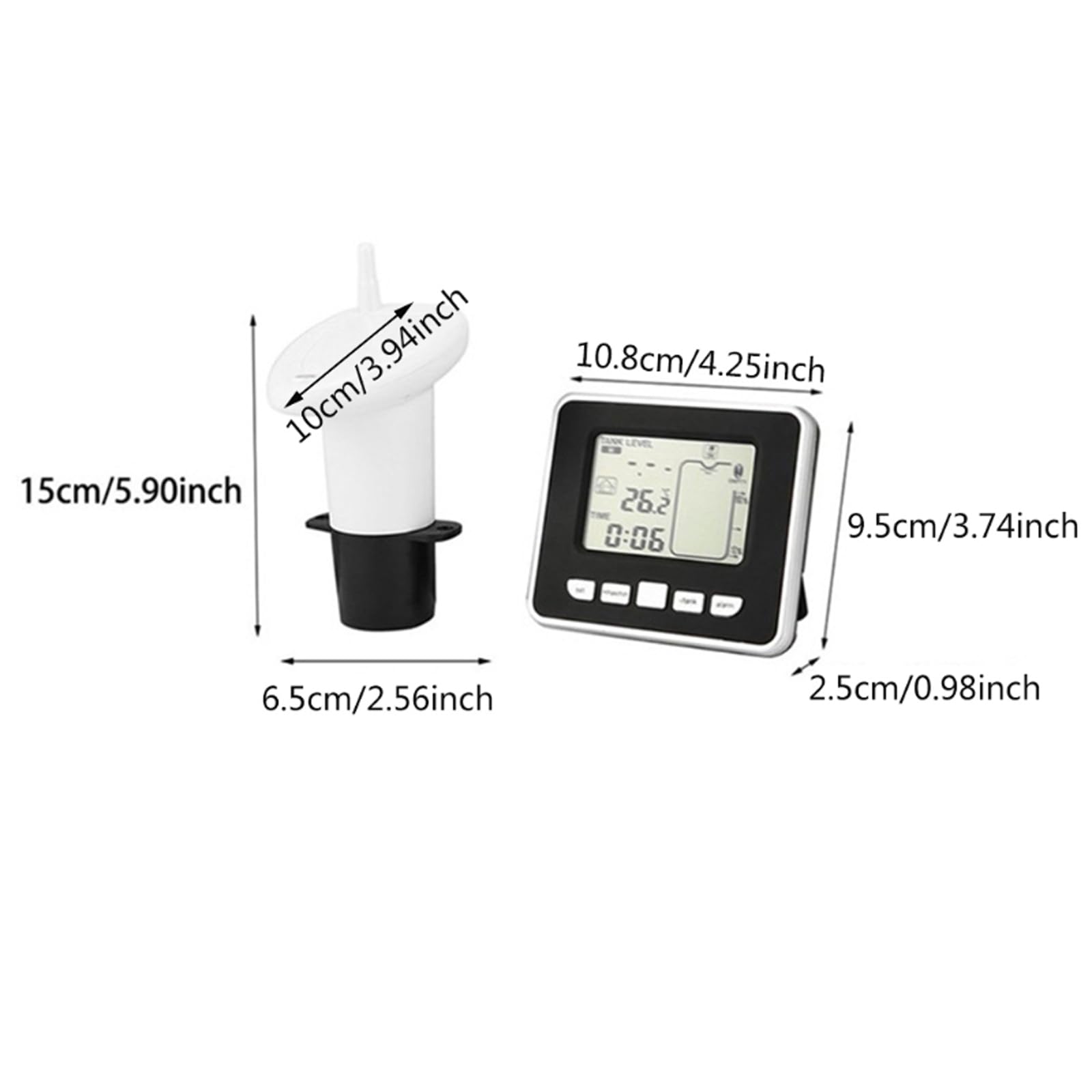 Ultraschall Füllstandsmessgerät Genaue Flüssigkeitsmessgerät Präzision Ultraschall Flüssigkeitsstand-Sensoring für Tanks & Con