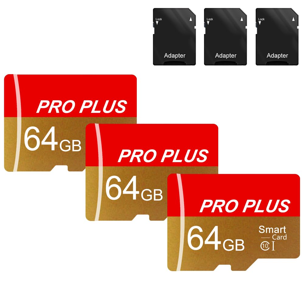 Photo 1 of ** only comes with two **
3 Pack TF Card 64GB with Adapter, High Speed Memory Card, UHS-I C10 A1 Memory TF Card for Tablet/Mobile Phone/Camera/Car Audio/Game Console (TF162 64GB-3 Pack)
