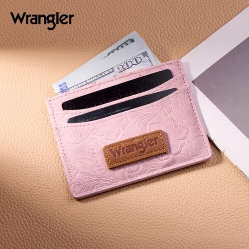 Image of Montana West X Wrangler Credit Card Holder for Women Rfid Blocking Ultra Slim Credit Card Wallet Gift for Girls Ladies Female