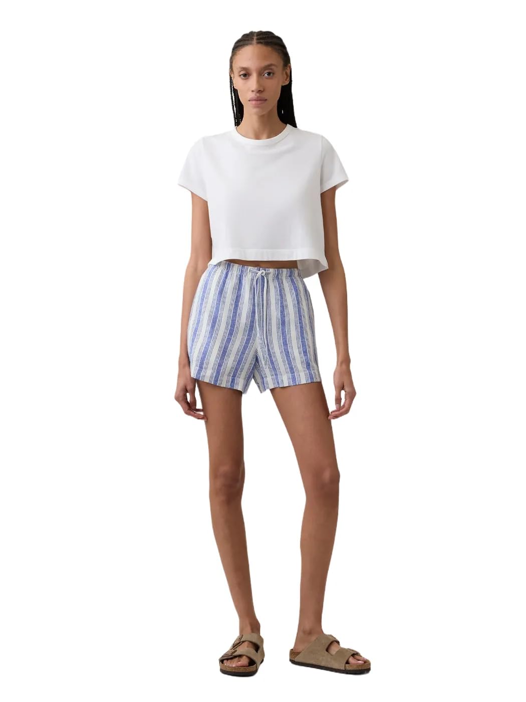 Gap Women's 4" Linen Easy Pull-on Short
