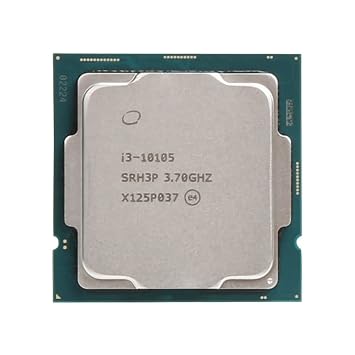 Ordenador, procesador CPU, unidad Central de proce I3 10105 3.7 GHz 4-core 8-Thread CPU Processor L2 = 1M L3 = 6M 65W LGA 1200 Desktops, Tablets, Laptops, Servers, Processors