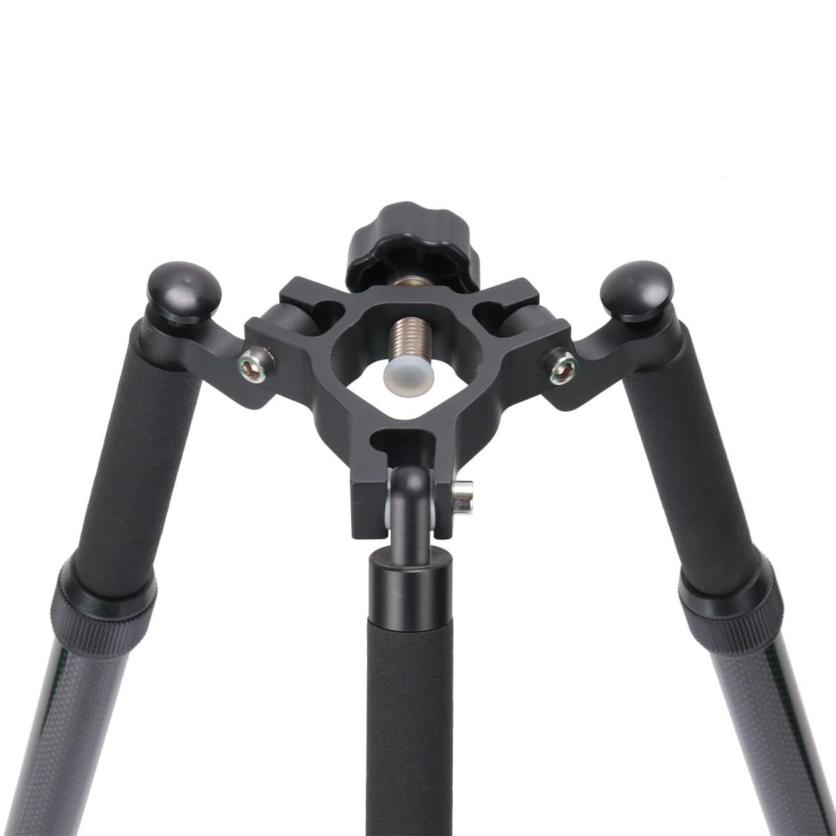 Treppiede professionale in fibra di carbonio con rilascio del pollice, treppiede per aste prisma e sondaggi, compatibile con stazioni totali e apparecchiature di rilevamento