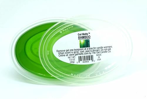 Miniatura 5 de 3 Pack Aroma of Fresh Clean Bamboo Long Lasting Gel Melts for Warmers and Burners Peel, MELT, Enjoy