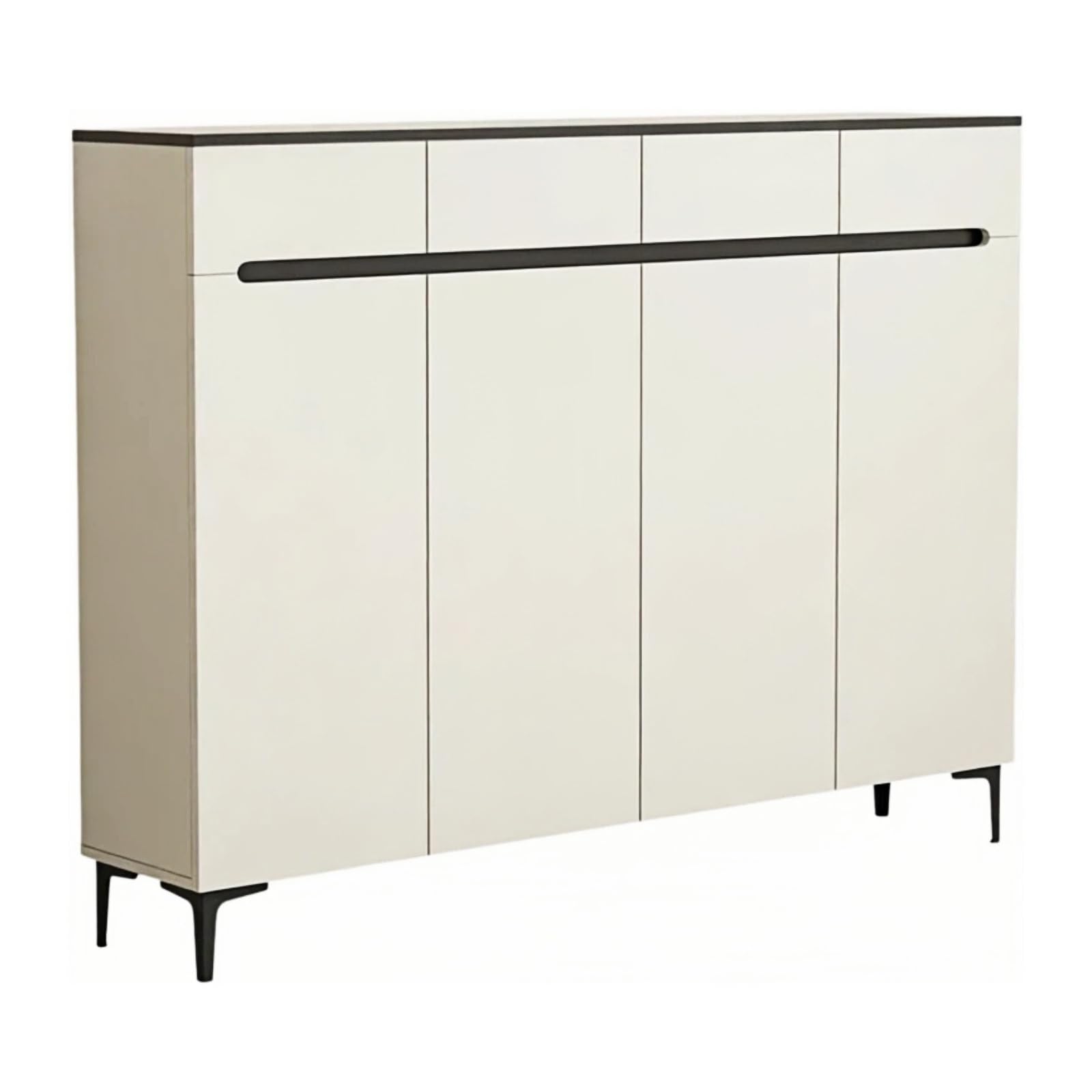 XUJUAN-0227 Shoe Cabinet Narrow Shoe Cabinet Doorway Floor Standing Rack Entrance Entryway Storage(Large)