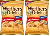 Werther's Original – 1 x 70g – Zuckerfreie Sahnebonbons mit leckerem Karamellgeschmack (Packung mit 2)
