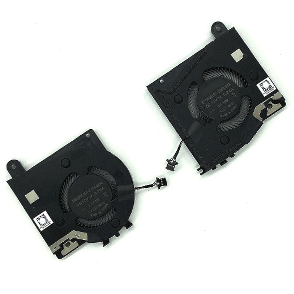 EG50061S1-C100-S9A 0.20A EG50061S1-C090-S9A 0.24A CPU+GPU Cooling Fan Replacement for DELL for Alienware X17 R1 R2 2021 Year Laptop 12V 4PIN