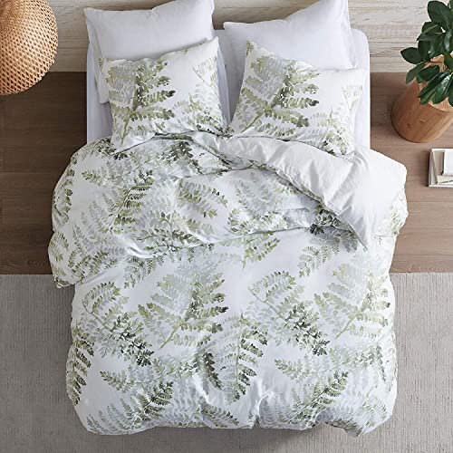 Intelligent Design IDI12-0004 Inspire By Intelligent Design Reversible 100% Cotton Sateen Duvet-Breathable Comforter Cover,Modern All Season Bedding Set With Sham thumb #10