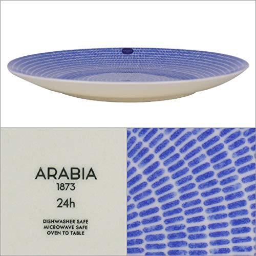 Amazon.co.jp: ［アラビア］ ARABIA アベック 26cmプレート ブルー