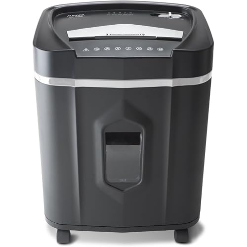 Aurora Professional Grade High Security 14-Sheet Micro-Cut Paper/CD and Credit Card/ 30 Minutes Continuous Run Time Shredder