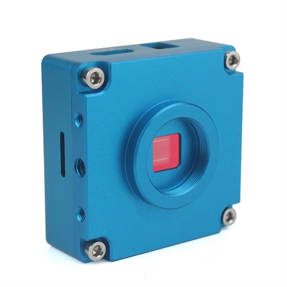 Microscope 48MP 4K 1080P HDMI USB Digital Video Monocular Microscope Camera 130X Zoom C-Mount Lens for Phone PCB Soldering Repair Tools(E)