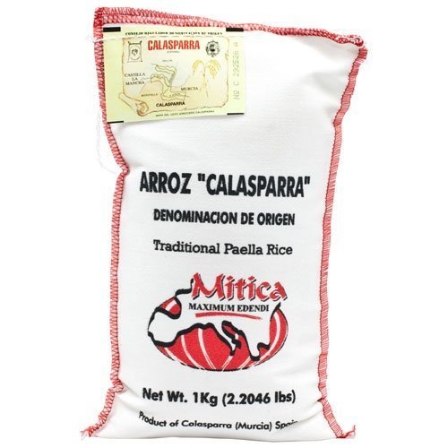 Arroz Calasparra (Paella Rice) - 1 bolsa, 2.2 lbs por Mitica