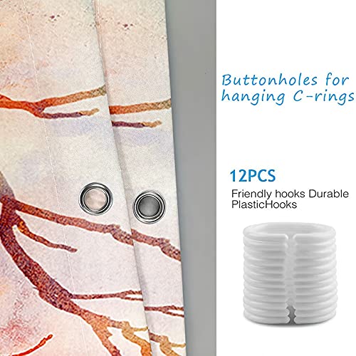Rideau de douche rideau douche polyester de qualité 165x200cm